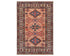 3x5 Kazak Afghan Hand Knotted Geometric Wool Area Rug